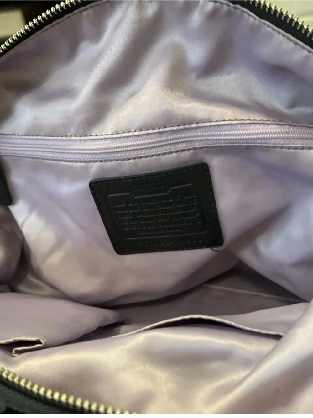 Coach black shoulder